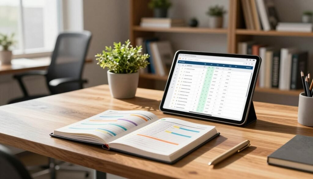 A time log and task matrix help prioritize tasks